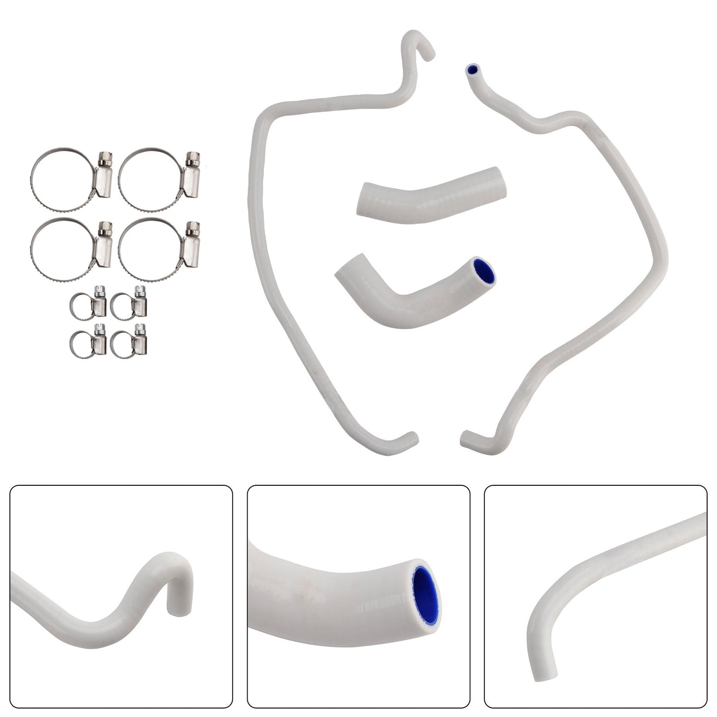 Kit di tubi flessibili in silicone per il liquido di raffreddamento del radiatore della Rocket 3 (2019-2024)