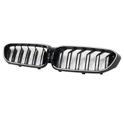 Griglia anteriore a doppio rene BMW Serie 5 G30 G31 2017-2020, nero lucido