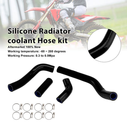Kit di tubi flessibili in silicone per il liquido di raffreddamento del radiatore, compatibile con Honda CRF450R RX RWE 21-25