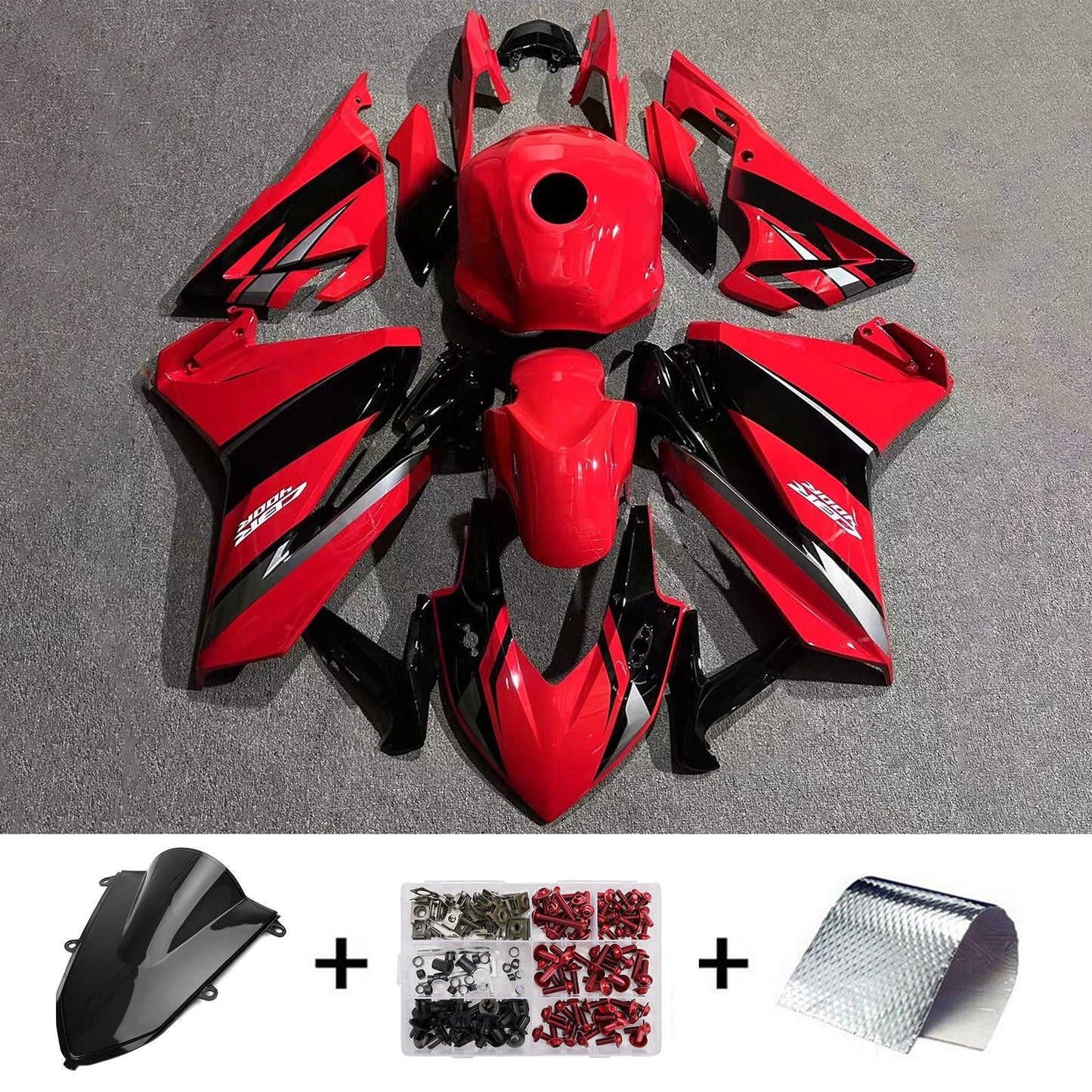 Kit di carene in plastica ABS stampate a iniezione per Honda CBR400R 2022