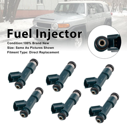 Set di 6 iniettori di carburante per Toyota 4Runner 2003-09 e Tacoma 2005-2015, codice 23250-0P030.