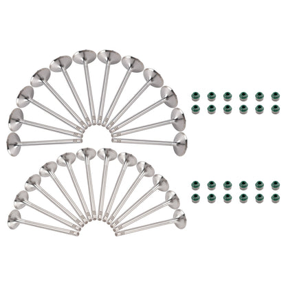 Set di 24 valvole di aspirazione e scarico 06E109601E per Audi A4 A5 A6 A7 A8 Q5 Q7 3.0T