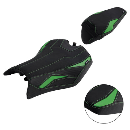 2025 - Cuscino posteriore per sedile conducente e passeggero per Kawasaki Ninja Z900 Zr900-F, colore verde.