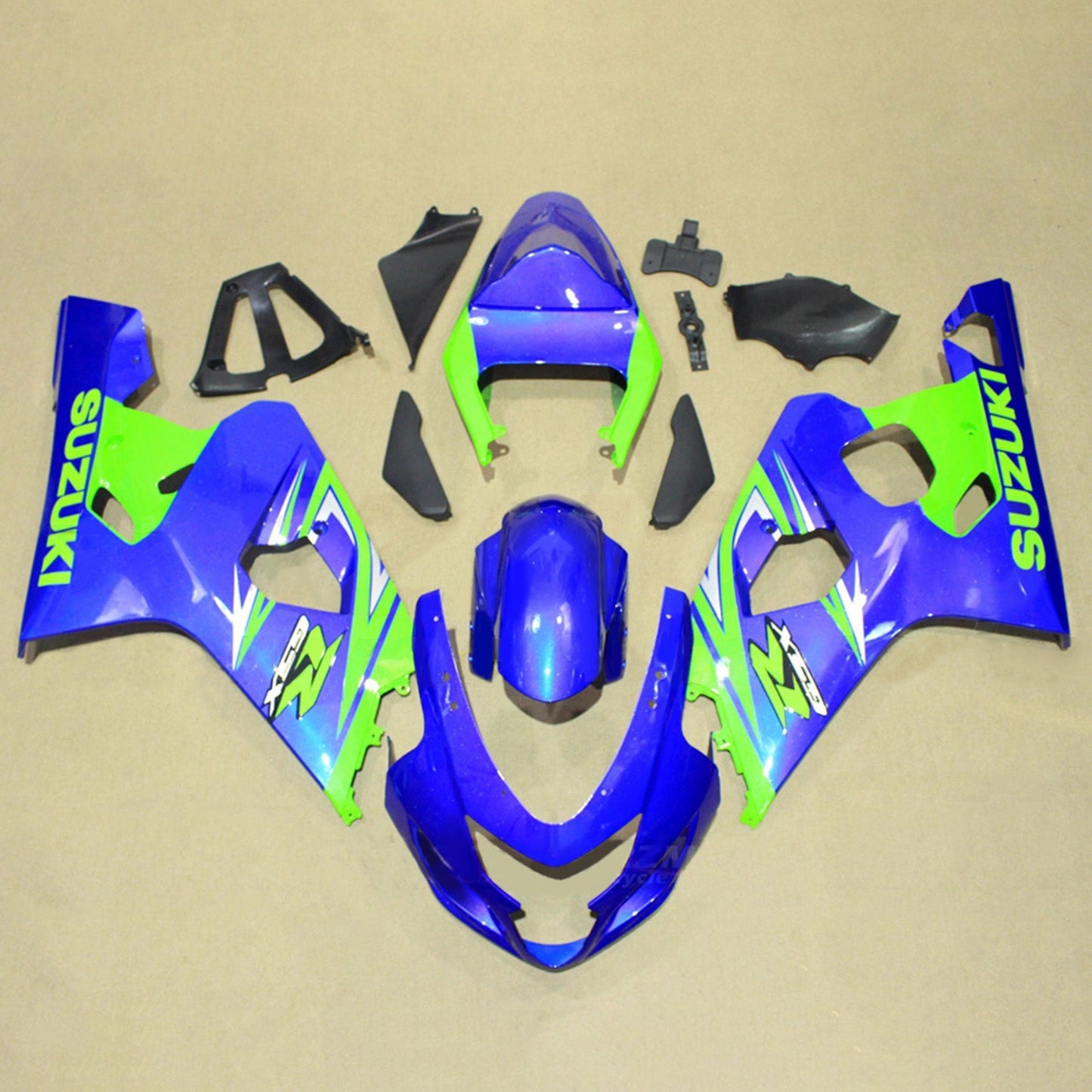 Kit carenatura iniezione plastica ABS per Suzuki GSXR 600/750 2004-2005 K4