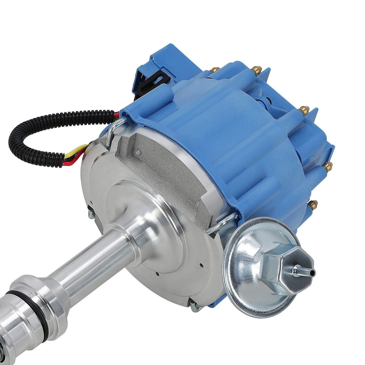 Distributore di accensione con tappo blu per motore Ford Windsor 221 260 289 302 V8 con bobina da 65K 1030213