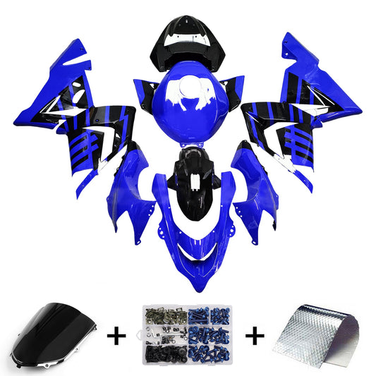 Kit carenatura iniezione in plastica ABS adatto per Kawasaki ZX10R 2004-2005