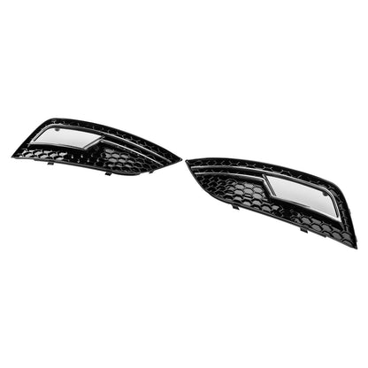 Griglia di copertura fendinebbia cromata Audi A4 B8.5 2013-2015, paraurti standard