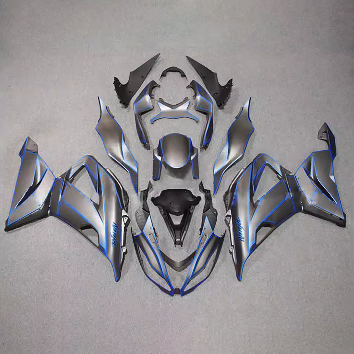 Kit carenatura iniezione in plastica ABS adatto per Kawasaki ZX6R 636 2013-2018