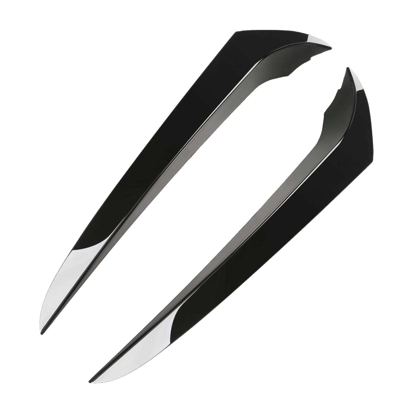 Spoiler laterali per lunotto posteriore BMW X3 F25 2011-2017, nero lucido, coppia