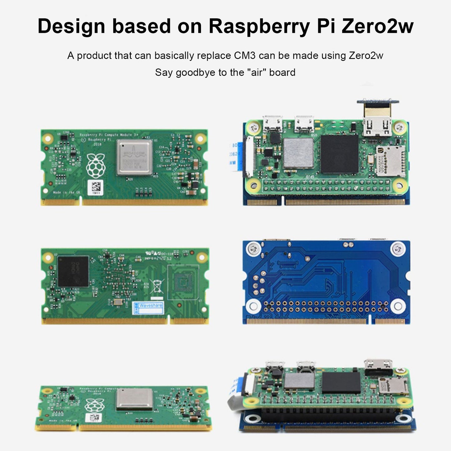 Scheda di espansione da 2 W a CM3 Scheda adattatore alternativa scheda madre Raspberry Pi CM3