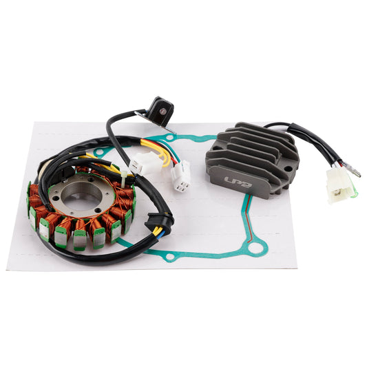 Guarnizione statore e regolatore per Yamaha Bear Tracker 250 YFM250 2WD ATV 1999 2000