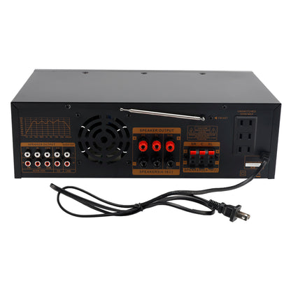 Bluetooth HiFi 2000W Stereo Power Amplificatore 5.1-Channel Subwoofer Amplifier