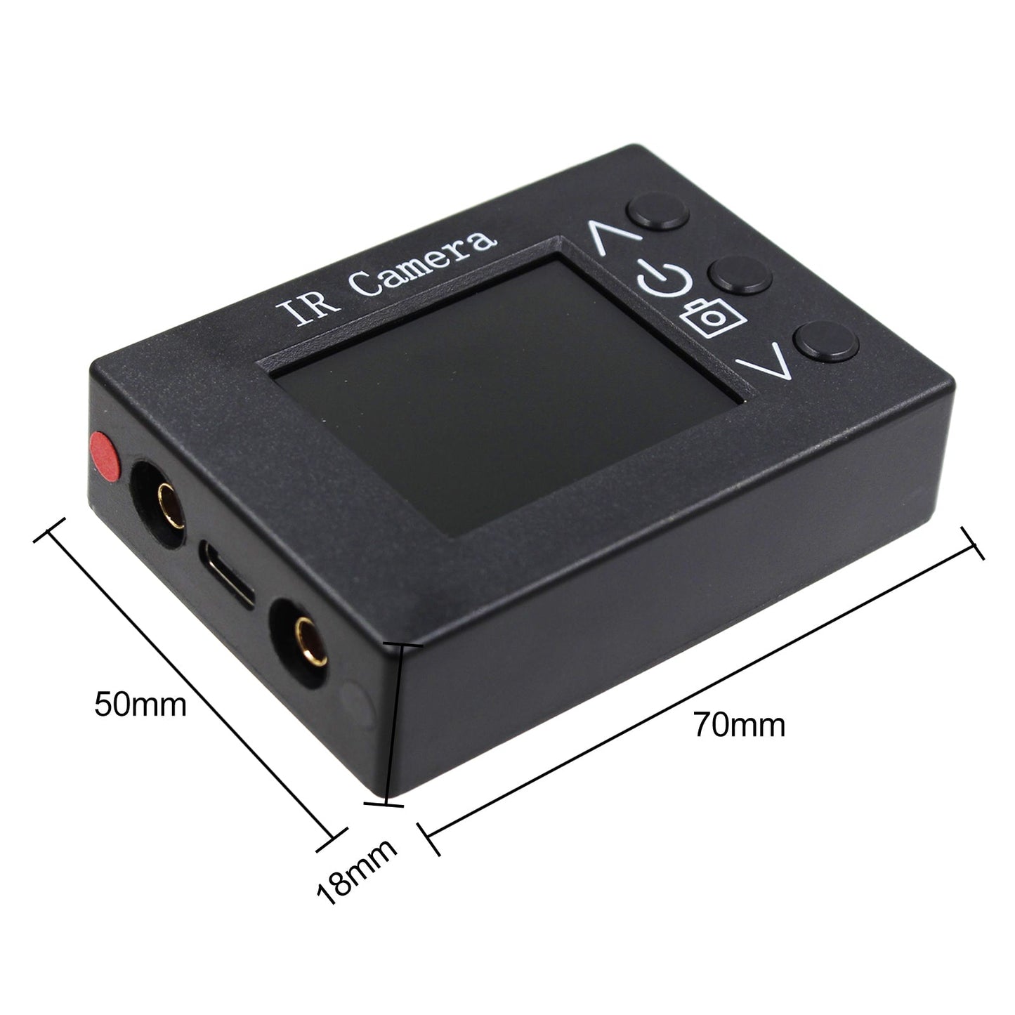 Tester di temperatura con telecamera a infrarossi 2 in 1, termocamera con sensore di immagine da 1,8 pollici