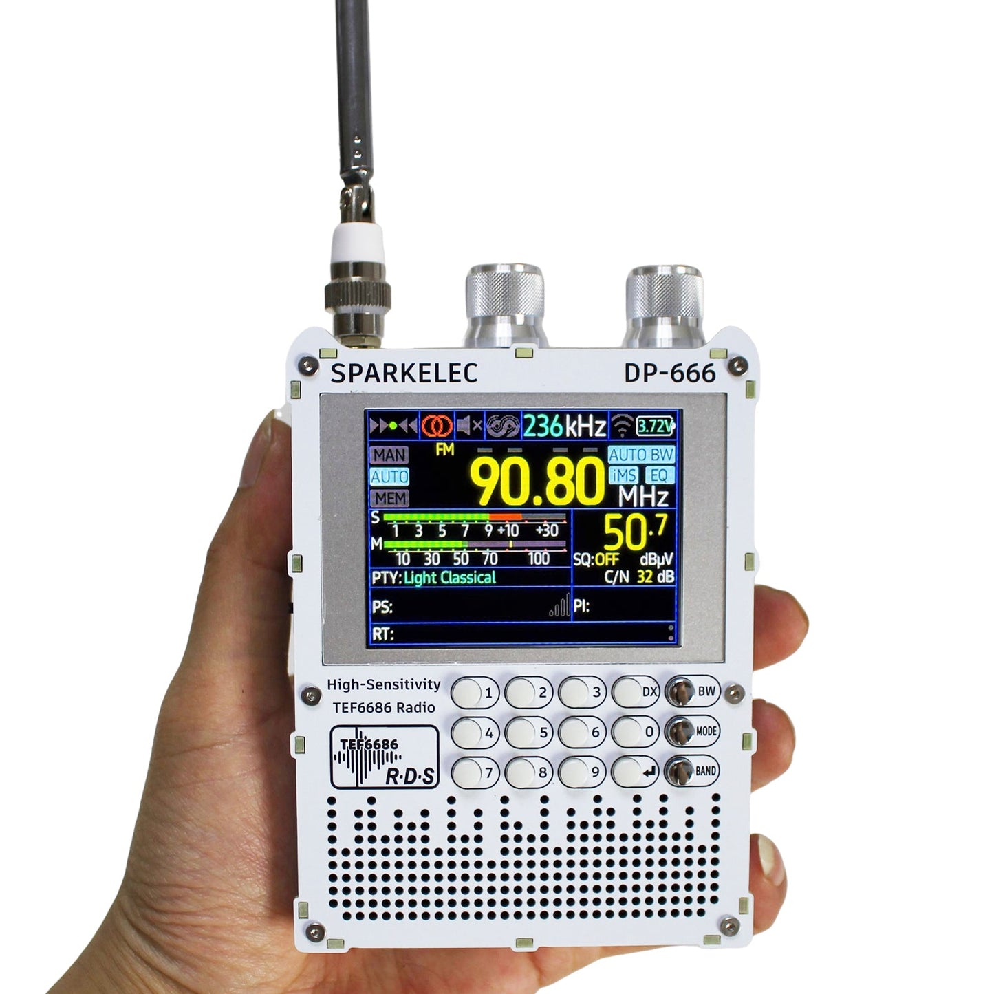 Radio DSP TEF6686 DP666 Radio a onde corte LW MW SW 0IRT ad alta sensibilità a banda intera