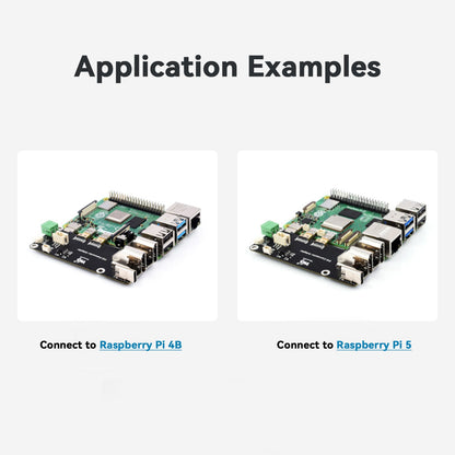 Scheda di espansione multifunzione Raspberry Pi HDMI doppia uscita 4K con Pi5/Pi4B