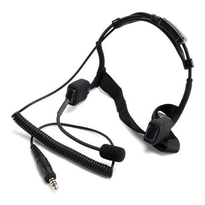 7.1-C9 Cuffie tattiche avanzate con gancio auricolare e connettore grande per montaggio posteriore, compatibili con Bone