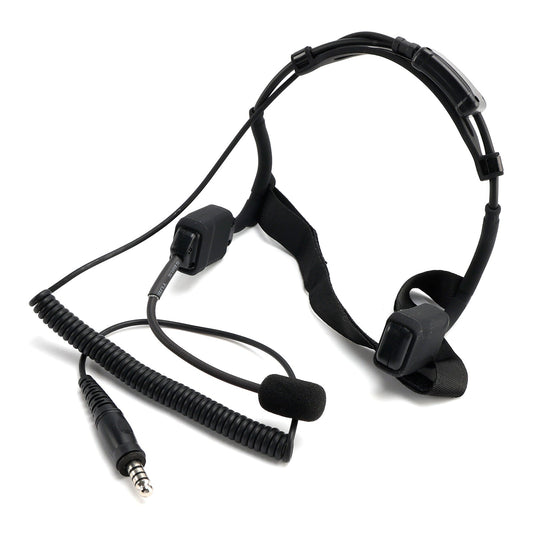 7.1-C9 Cuffie tattiche avanzate con gancio auricolare e connettore grande per montaggio posteriore, compatibili con Bone