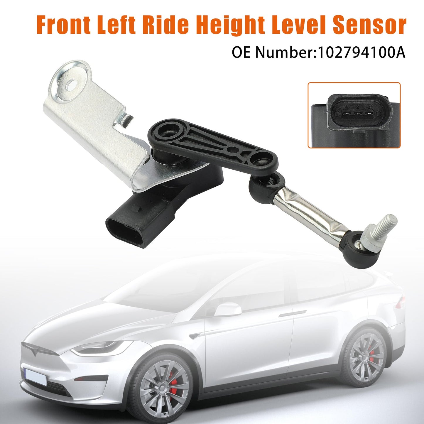 Sensore di livello altezza anteriore sinistro per Tesla Model S 2012-2021 e Model X 16-21