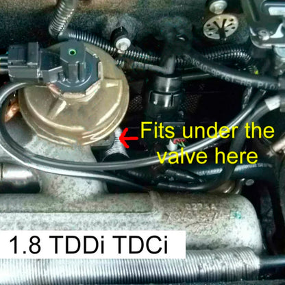 Piastra cieca valvola EGR per Ford Euro 3 Transit Connect Focus Mondeo 1.8 TDDI TDCi