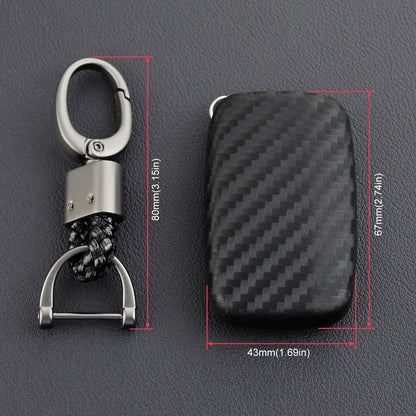 Custodia in similpelle e silicone per chiave auto con fibbia per Range Rover