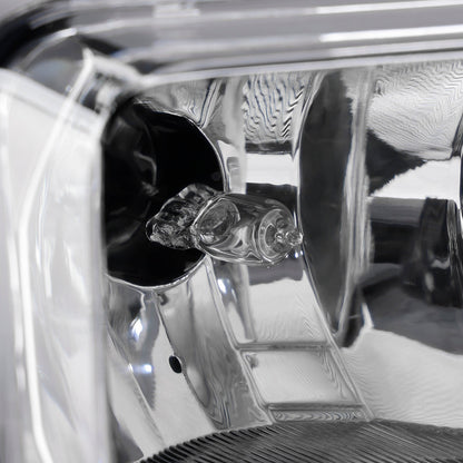 Coppia di fari fendinebbia anteriori con lampadine per Chevy Silverado 2007-2013, lenti trasparenti