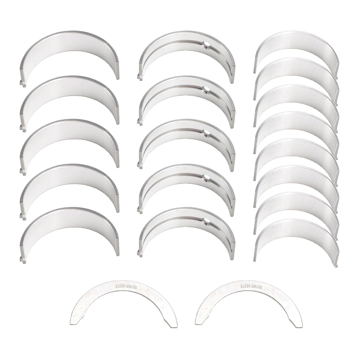 2012-2016 Hyundai Accent GL Hatchback 4 porte 1.6L Motore Albero motore Con aste e set di cuscinetti 231102B610