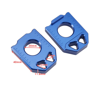 Blocco asse tendicatena posteriore CNC SUZUKI DRZ400SM 400S 400E 2005-2024