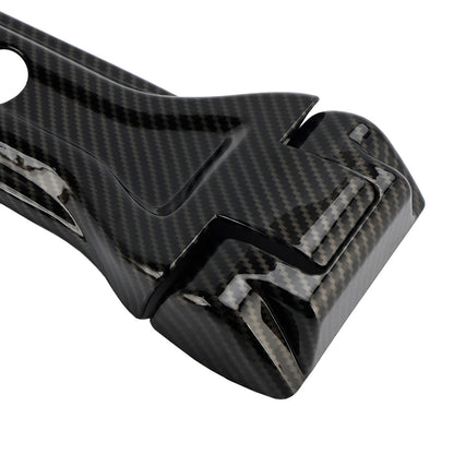 Rivestimento cerniera portellone posteriore in fibra di carbonio per Jeep Wrangler JL 2018-2024