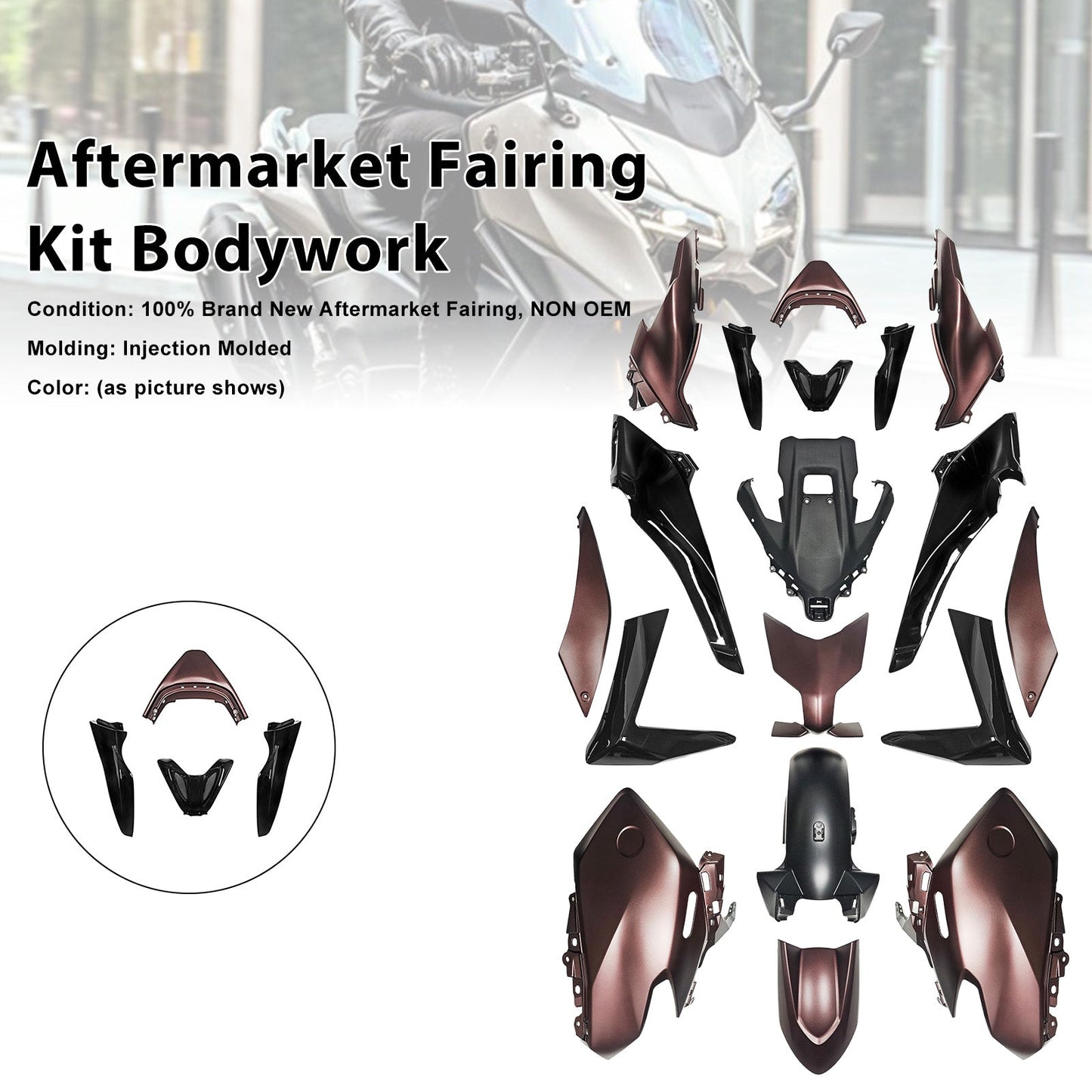 Kit di carene iniettate per Yamaha TMAX560 2025-2026