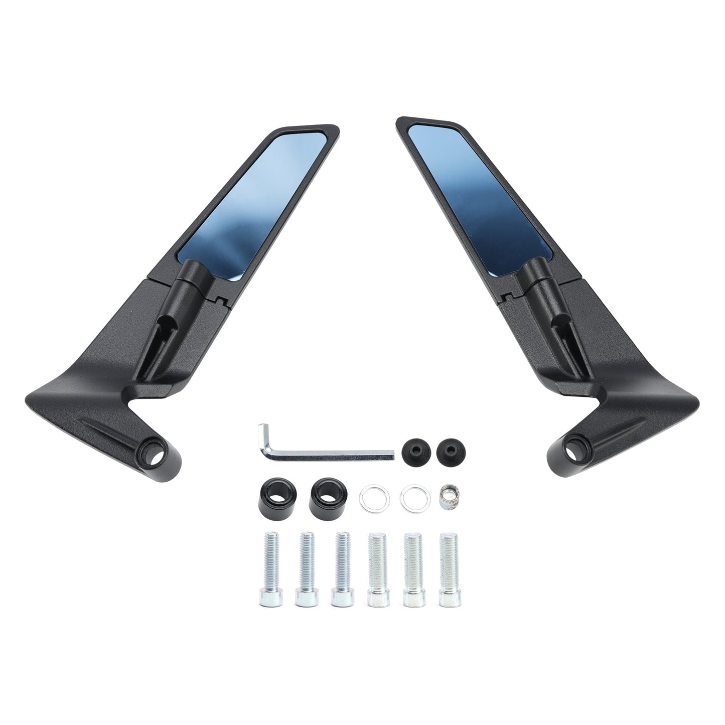 Specchietti retrovisori Winglet coppia blu per Yamaha MT-07 MT-09 / SP MT-10 2016-2024