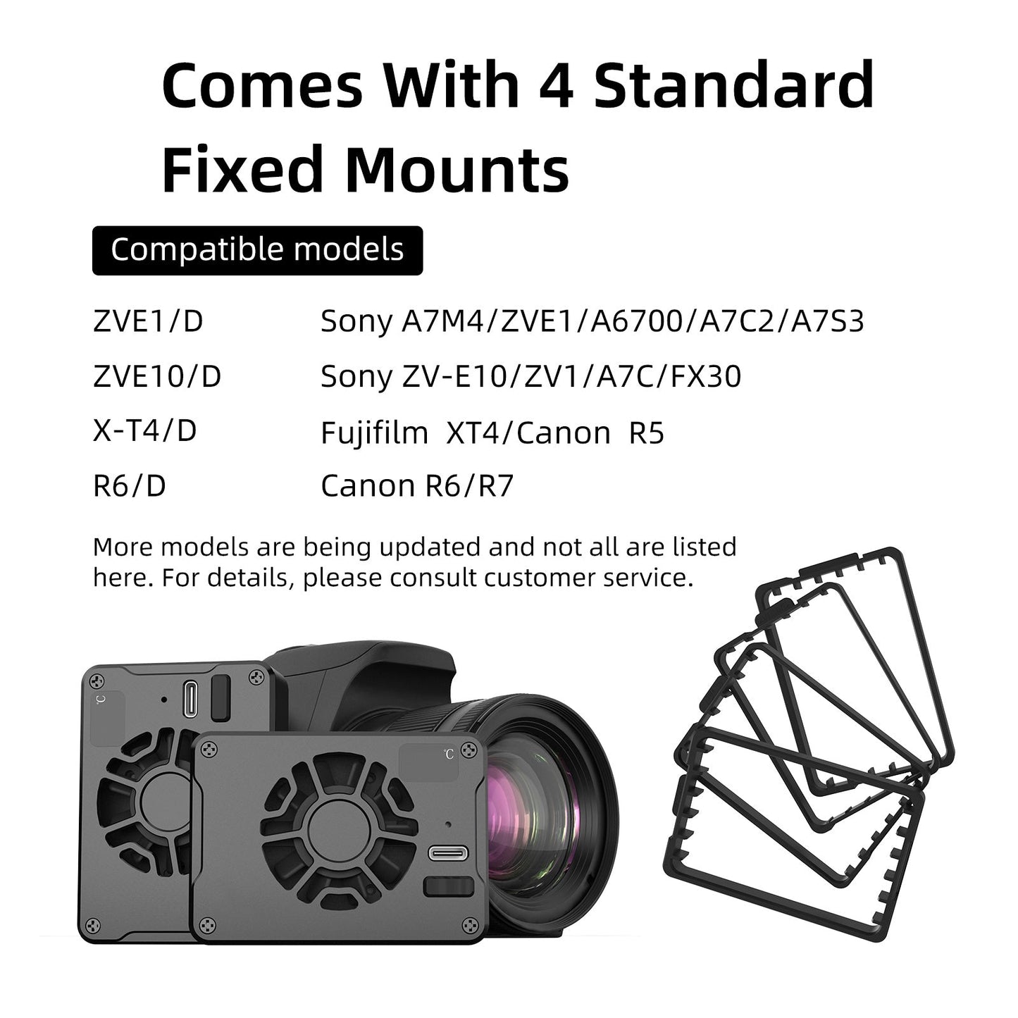 Semiconduttore radiatore fotocamera Slr ventola di raffreddamento per Sony Canon R5/R6/R7/Fuji Xt4