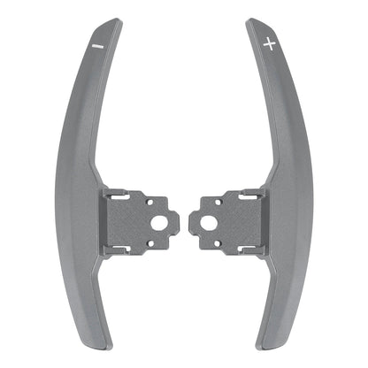 Estensione del cambio al volante per BMW Serie F F30 F31 F32 F10 X3 X5 Grigio alluminio