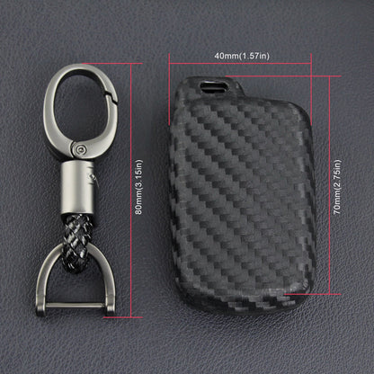 Custodia in similpelle e silicone per chiave auto con fibbia per Toyota Highlander