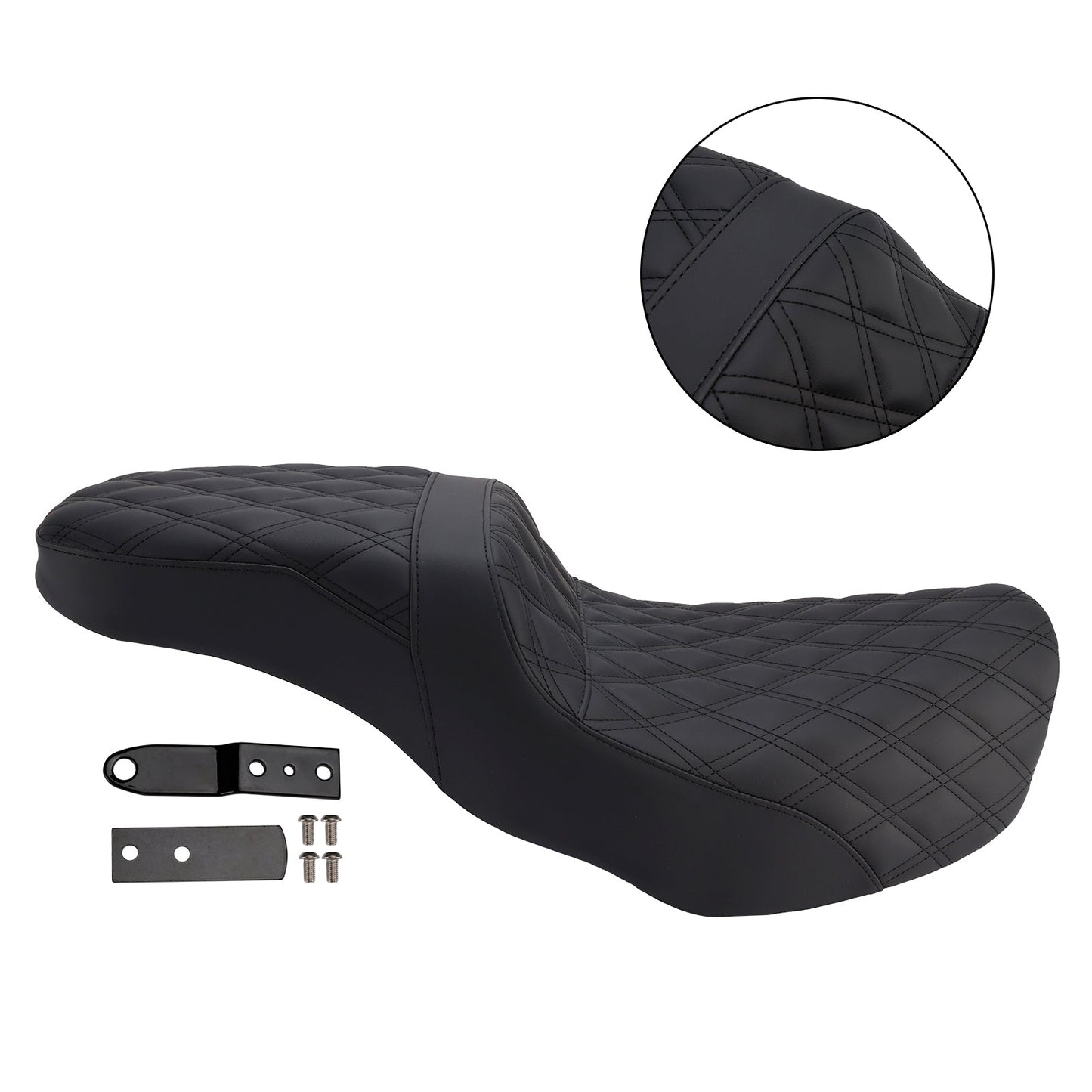 Cuscino anteriore posteriore per sedile passeggero, adatto per Dyna Fxd 2006-2017 Fld Fat Boy