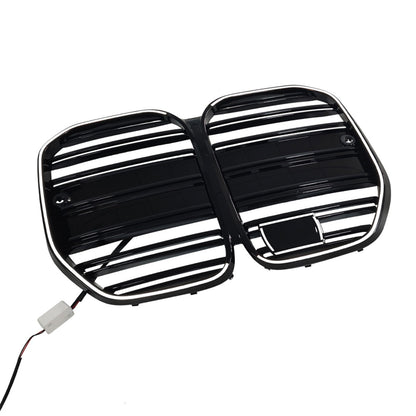 Griglia paraurti anteriore stile M4 per BMW Serie 4 G22 G23 G82 con ACC, compatibile con i modelli 2020-2025.