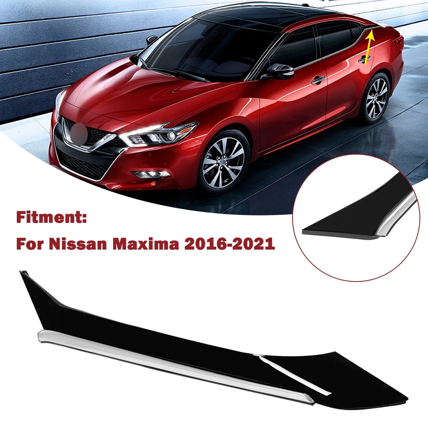 Modanatura montante posteriore sinistro NISSAN MAXIMA 2016-2021 78873-9DJ1A