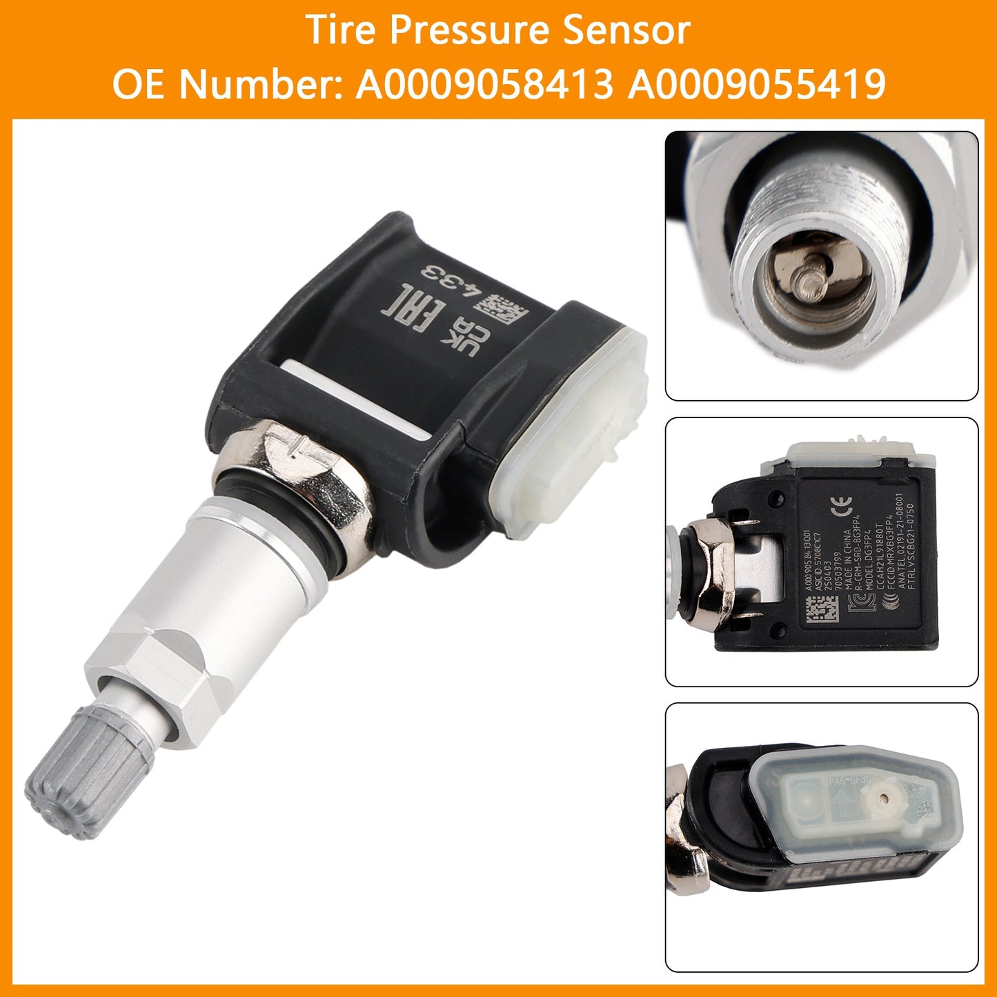 Sensore di pressione pneumatici A0009058413 A0009055419 per Mercedes Benz Classe E W214 S214