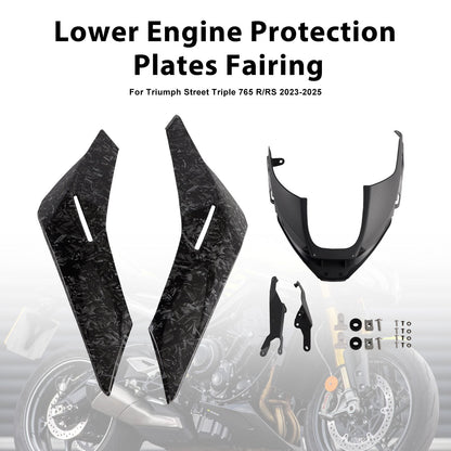 Pannelli inferiori del motore Street Triple 765 R/RS 2023-2025, carenatura protettiva
