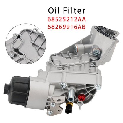 68525212AA Alloggiamento filtro olio Radiatore olio per Jeep Grand Cherokee WK2 3.0 CRD