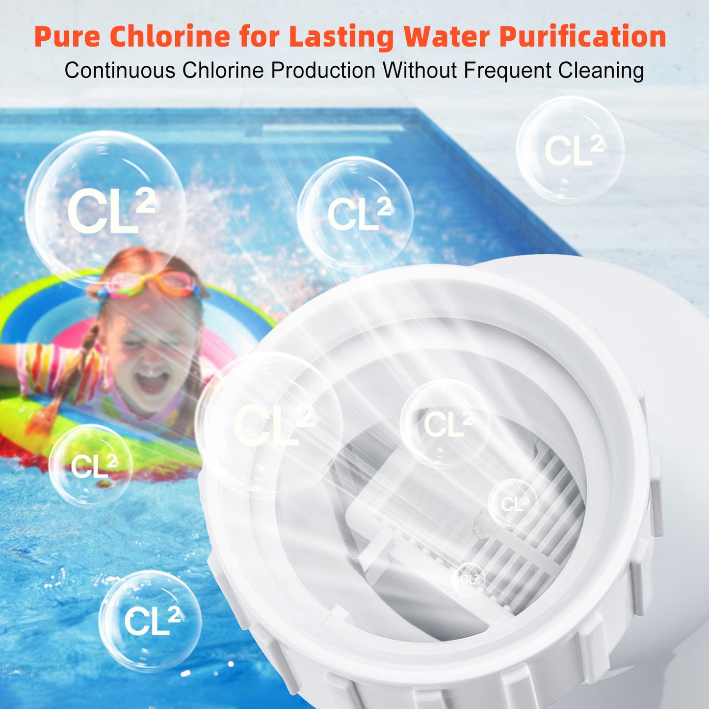 Generatore di cloro salino 20CELL-15/89420001 da 40.000 galloni per piscina