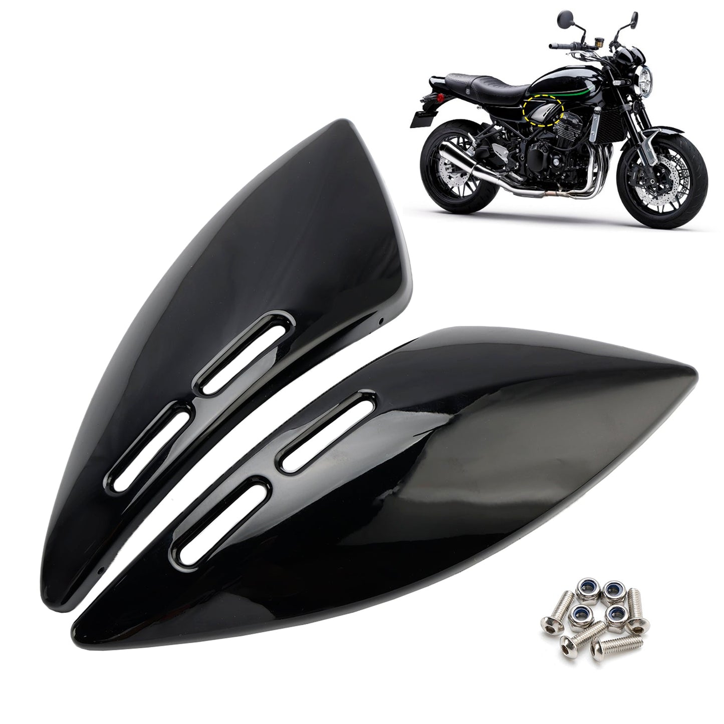 Carenatura laterale del pannello del serbatoio del gas Kawasaki Z900RS 2018-2024
