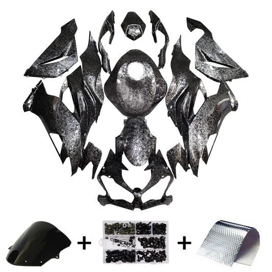 Kit carenatura iniezione in plastica ABS adatto per Kawasaki ZX6R 2019-2023