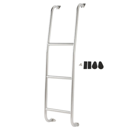 Scala per furgoni Ford Transit Low Roof 2014-2025 in acciaio inox a 3 gradini 093TS