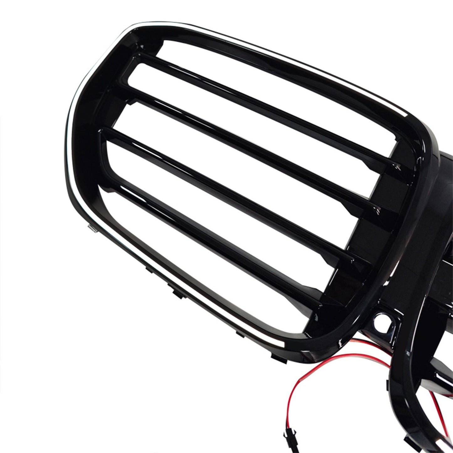 Griglia paraurti anteriore a linea singola con LED in stile M per BMW G05 LCI X5 2024+