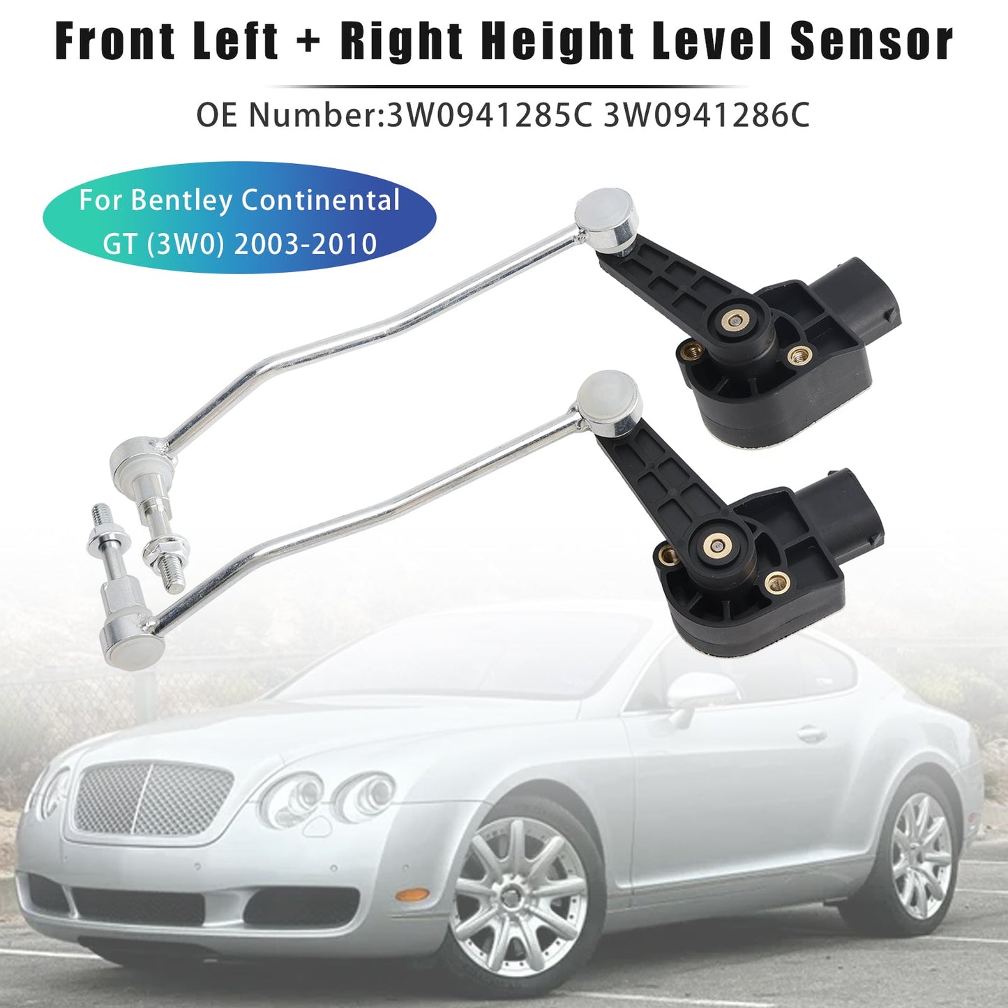 Sensore di livello altezza anteriore sinistro e destro Bentley Continental GT (3W0) 2003-2010 3W0941285C