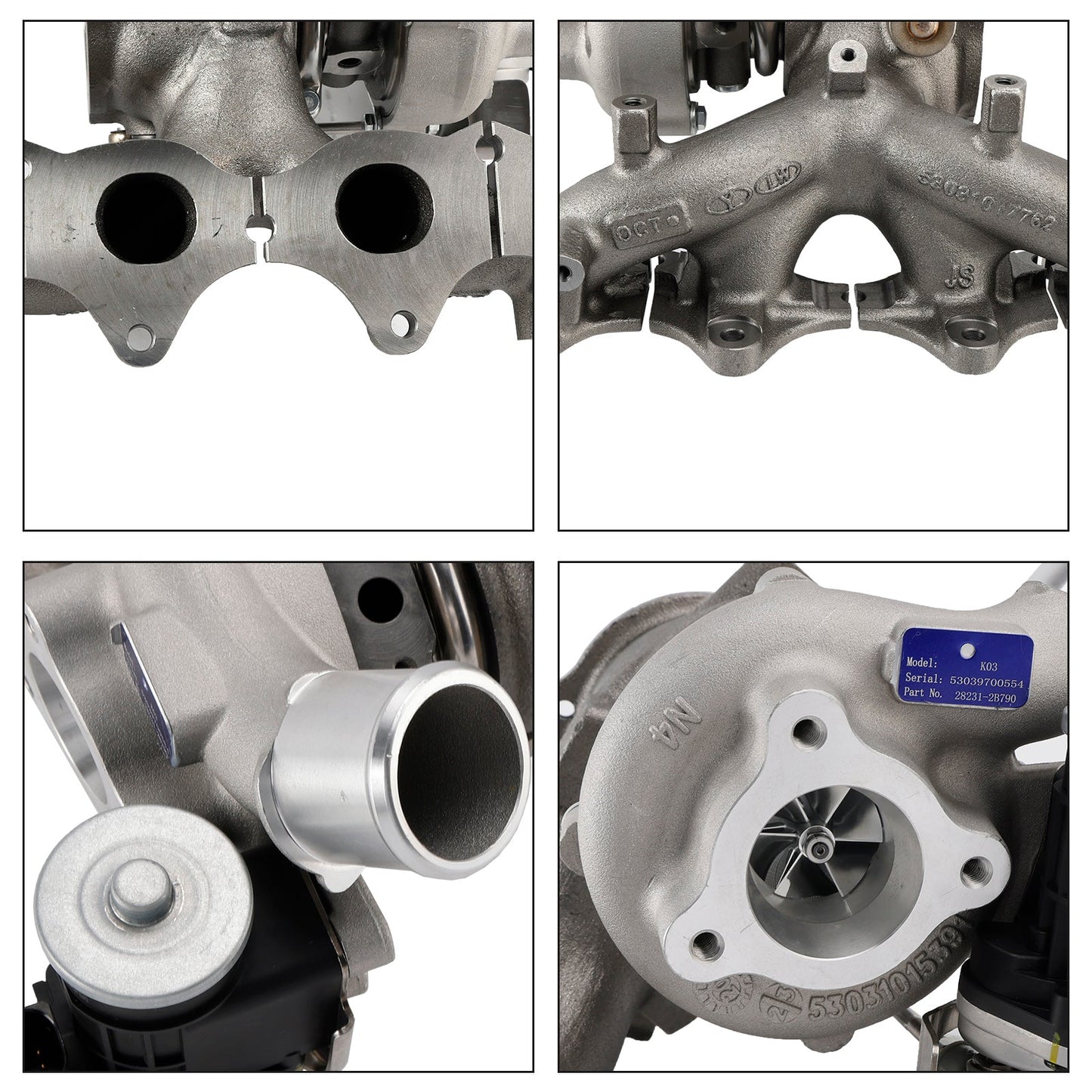 Turbocompressore 28231-2B790 per Hyundai Forte Soul Veloster 2019-2023 1.6L