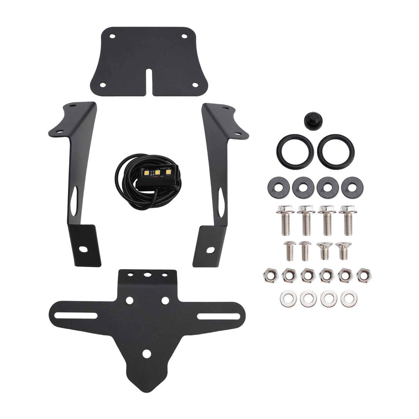 Supporto per telaio porta targa Yamaha YZF-R25 YZF-R3 MT-25 MT-03 2019-2025