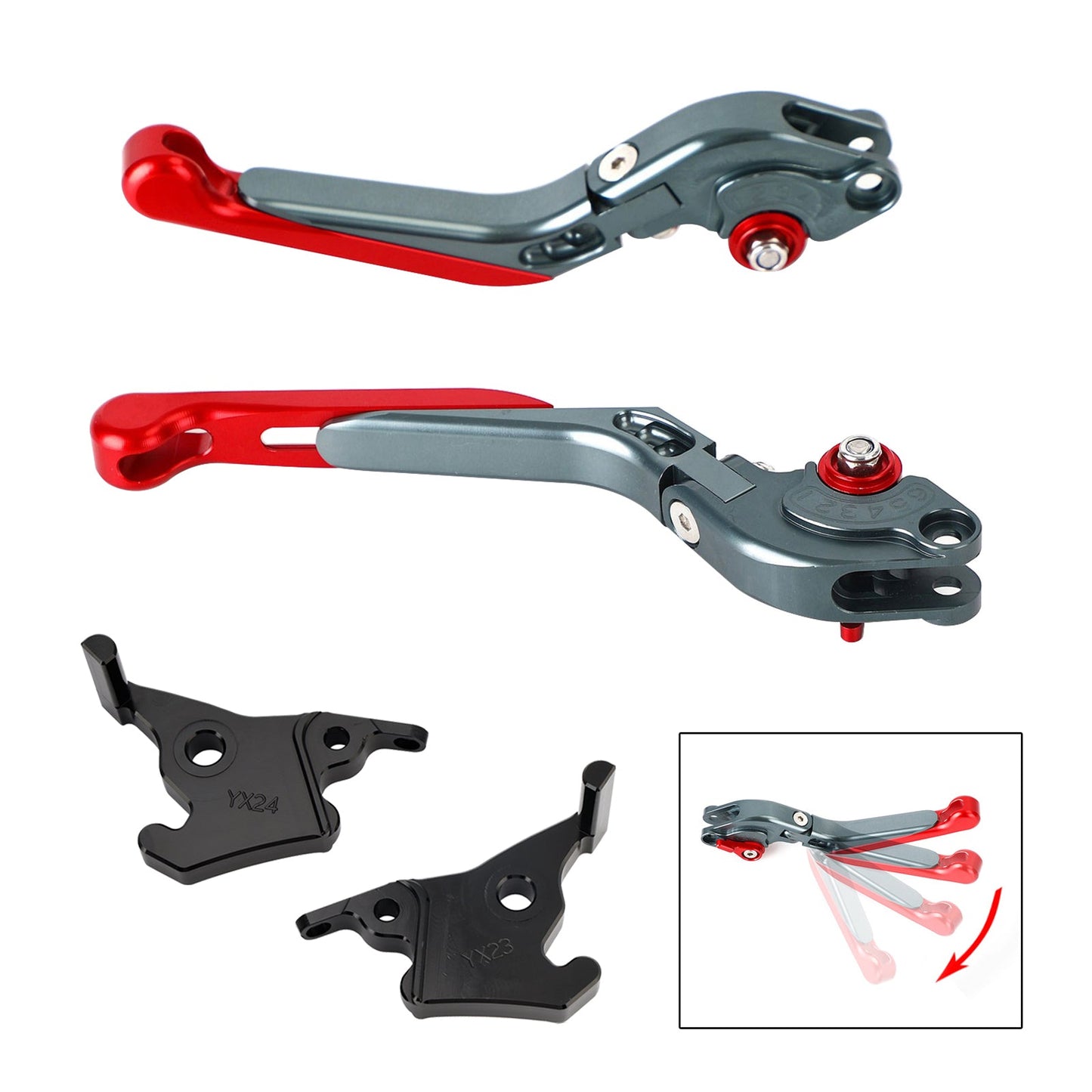 Leva freno frizione regolabile adatta per YAMAHA XMAX 300 2023-2025