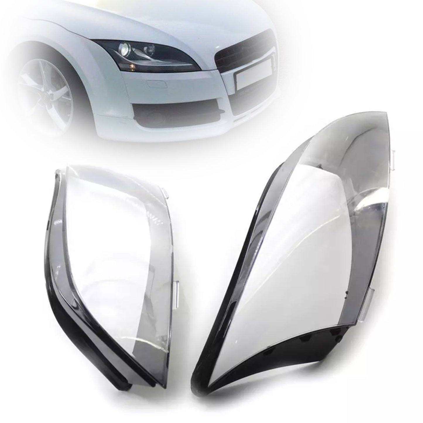 2008-2014 Per faro Audi TT Shell protettivo 2 pezzi 8J0941030