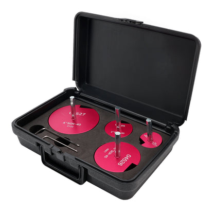 Kit di alesatori per tubi in PVC da 4 pezzi, raccordi per raccordi, strumenti idraulici SCH, per trapani da 1/2"